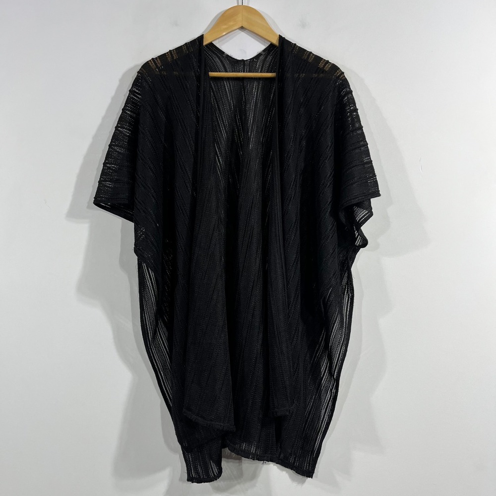 Womens Sheer Fairy Grunge Festival Kimono Open Front Cover Up OS Boho Layering
